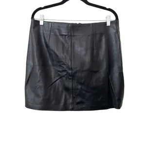 RAG & BONE‎ Heidi Leather Front Zip Mini Skirt Sz 31 thumbnail 3