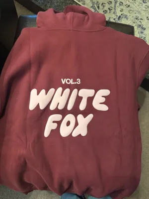 NWT white Fox xxs in red velvet thumbnail 2
