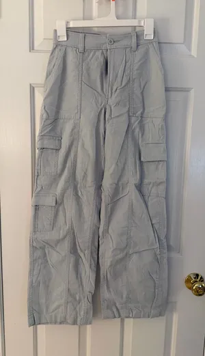 Hollister Linen Cargo Pants thumbnail 1