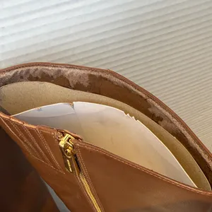Michael Kors Brown Knee-High Leather Boots thumbnail 5