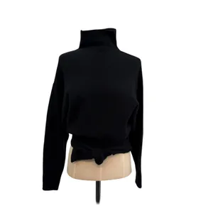 Aritzia Wilfred Lorin Sweater‎ Black Wool Alpaca Turtleneck Womens Small thumbnail 3