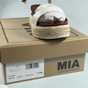 MIA Size-7.5M Womens‎ Kiera Espadrilles Wedge Sandals White thumbnail 3