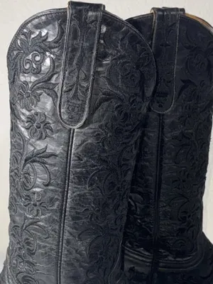 Old Gringo Leather Boot Black Embroidered Women Clarise thumbnail 2