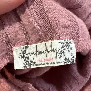 Pink Ribbed Mock Neck Tank thumbnail 3