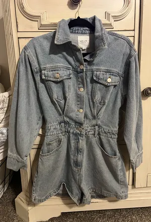 Le lis Denim romper thumbnail 1