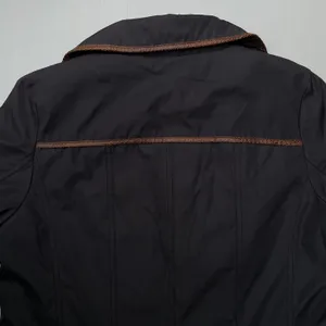 Vintage  Black Formal Pea Coat Rain Jacket thumbnail 6