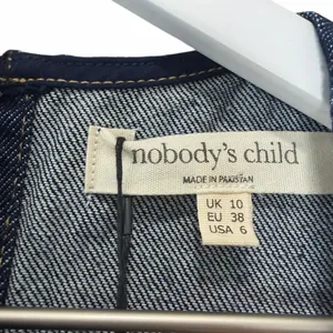 Nobody’s Child Palermo Racer Denim Dress Blue Sleeveless Mini Size 6 thumbnail 3