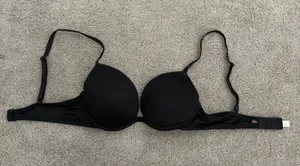 PINK Black Push-Up Victoria's Secret Bra thumbnail 1