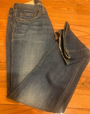 Classic Hollister Slim Straight button-fly medium wash Jeans | W28 x L30 thumbnail 4