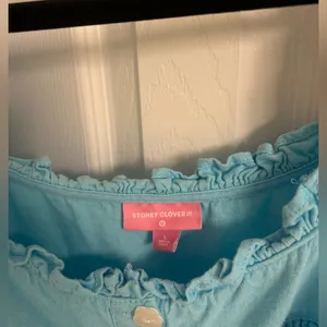 Stoney Clover Lane Brand Light Blue Button-Down Dress thumbnail 2
