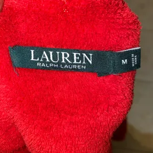 Lauren Ralph Lauren Red Plush Fleece Belted Loungewear Robe Size Medium thumbnail 6