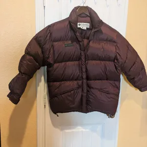 Columbia Purple Down Filled Long Sleeve Full Zip Puffer Jacket Sz Large thumbnail 5