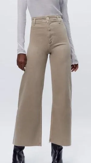 ZARA Marine Straight Jeans thumbnail 1