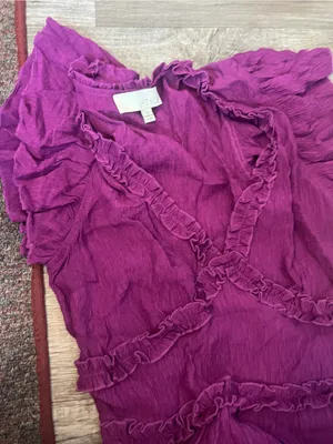 Pinch Purple Ruffle Tiered Maxi Dress - Women thumbnail 6