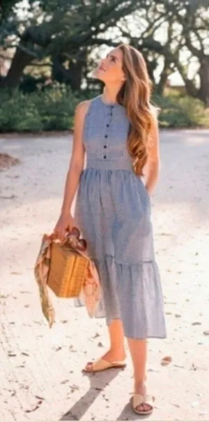 Gal meets Glam Ardith gingham dress thumbnail 1