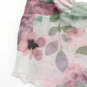 Motel UO Womens Kikan Floral Patchwork Fairycore Sheer Mesh Cami Top Size XXL thumbnail 4