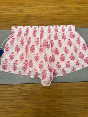 Roller Rabbit x Target Bouquet Drawstring Skort Shorts Pink Limited Edition M thumbnail 3
