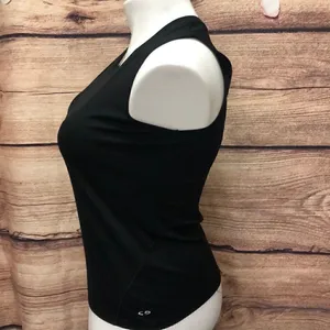 Champion black athletic tank with little mesh thumbnail 3