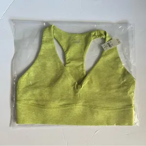 OFFLINE By Aerie The Hugger Racerback Sports Bra Batalia Green Size M NEW thumbnail 10