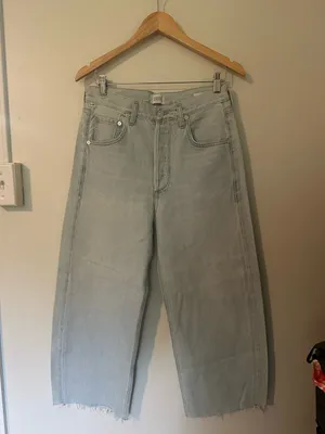 NWOT Citizens of Humanity Ayla wide leg jeans Sailor 25 thumbnail 4