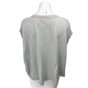 Free People FP Movement Gray Drop Shoulder Short Sleeve T Shirt Tee Top Size S thumbnail 2
