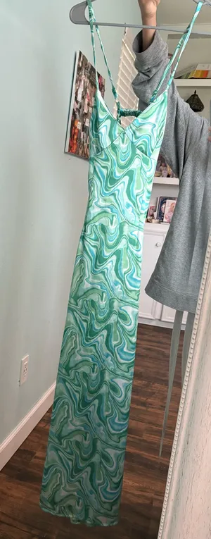 Maxi dress Green thumbnail 1