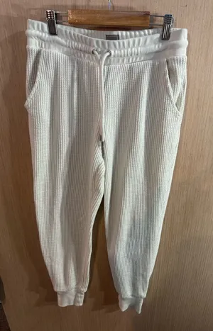 Women’s GAP Sweats White Knit Jogger Sweats Size XS thumbnail 1
