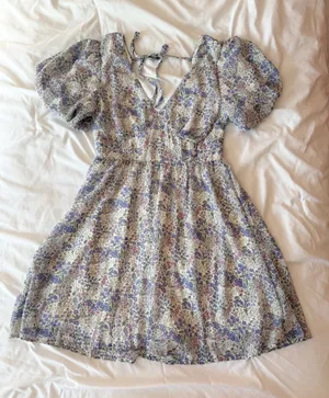 Altar’d State Purple And Pink Tatum Floral Dress Size Small thumbnail 1