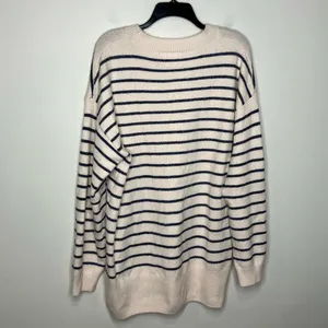 Thread & supply blue & white striped‎ sweater new with tags women’s size XL thumbnail 2
