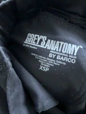 Grey's Anatomy Black Scrub Pants thumbnail 4