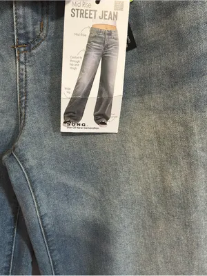 #84 NWT S.O.N.G Women’s Mid Rise Street Jean Wide Leg Size 28/7 thumbnail 3
