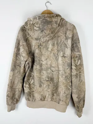 Comfrt Brown Camo Hoodie Oversized Sweater thumbnail 3