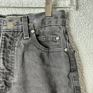 Harley Davidson Jeans‎ Womens 2 Black Biker Blues High Rise Straight Boyfriend thumbnail 9