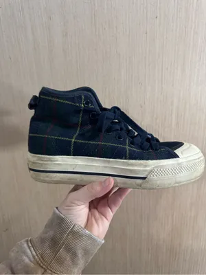 Adidas Nizza RF Platform Mid Plaid Platform Shoes H02707 Women's Size 8.5 thumbnail 2