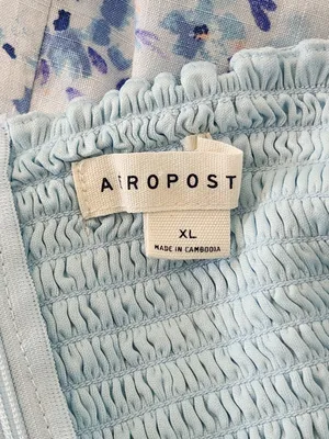 Aeropostale Blue Floral Print Mini Dress Size XL NWOT thumbnail 9