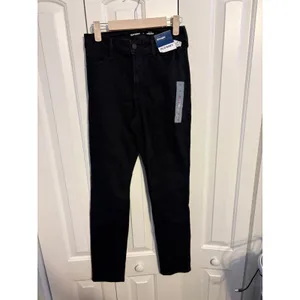 Old Navy Womens High Rise Straight Leg Jeans Black Size 0 NWT‎ 734893-00-1 thumbnail 5