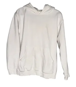Lululemon All‎ Yours Hoodie Women Medium White Good Fleece Pullover Pocket thumbnail 1