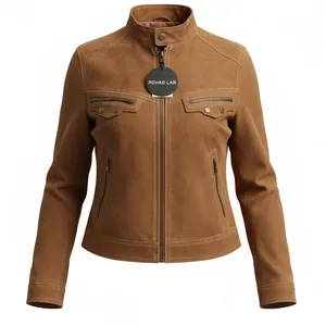 Rehab Lab - Suede Wheat Utility Jacket – Size Large NWT thumbnail 1