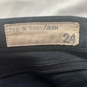 Rag & Bone JEAN Women 24 Skinny Indigo Blue Denim Pants Made in‎ USA thumbnail 4