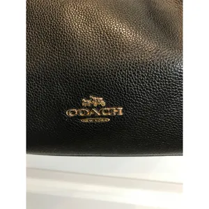 Coach Hobo Shoulder Bag in Black Pebbled Leather  EUC thumbnail 2