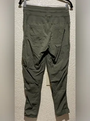 Lululemon Street To Studio Pants Unlined 26”Olive Green Size 4 thumbnail 4