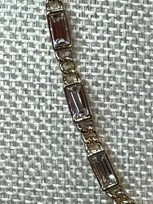 Lauren Ralph Lauren Gold Multicolor Crystal Necklace thumbnail 4