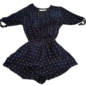 Faithfull The Brand Polka Dot Wrap Romper XS thumbnail 4