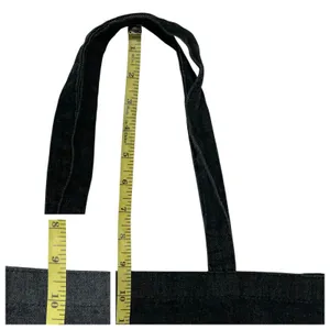 Madewell Insider Reusable Emoji Tote - Black Denim thumbnail 5