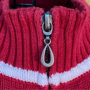 Vintage Breckenridge Grandma 1/4 Zip Turtleneck Fir Tree Sweater Red Size XL thumbnail 9