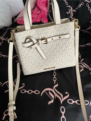 Michael Kors White Logo Purse thumbnail 8