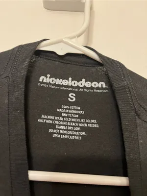 Vintage Nickelodeon Rugrats Hey Arnold Graphic Tee Black 90s Style Size S thumbnail 3