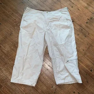 Columbia tan gorpcore lightweight athletic cargo long shorts thumbnail 1