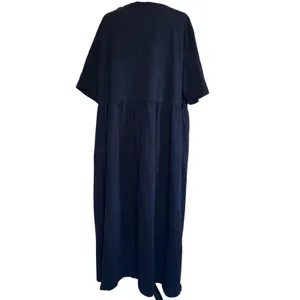 VTG Copa Cabana 3X South Beach Tropical Maxi Dress‎ Palm Tree USA Art to Wear thumbnail 4