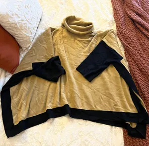 Susan Graver Turtleneck Poncho thumbnail 1